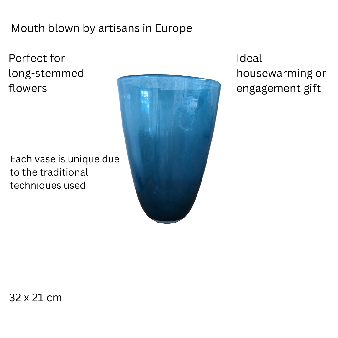 Dutz Large Flower vase navy