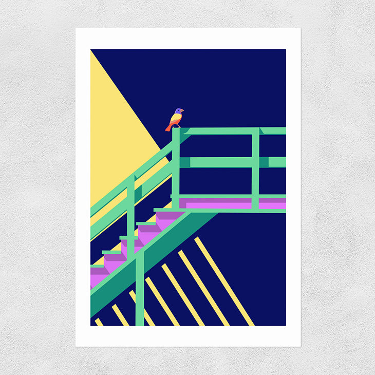 Lesser spotted bird print