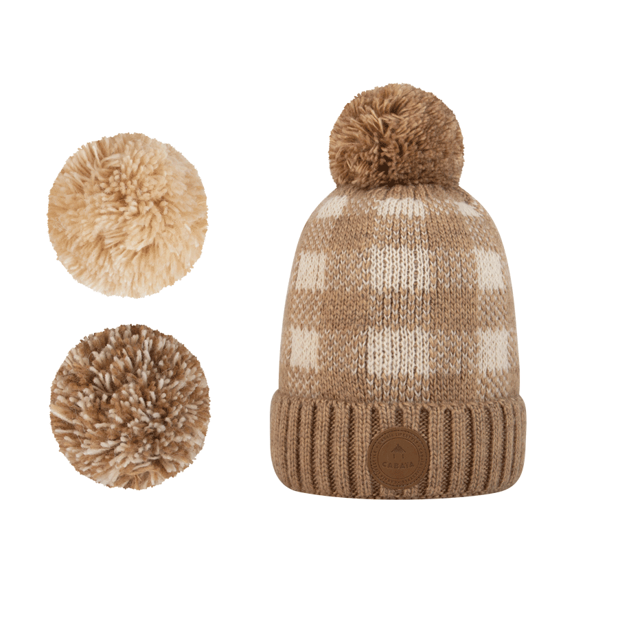 Cabaia beanie pom pom hat