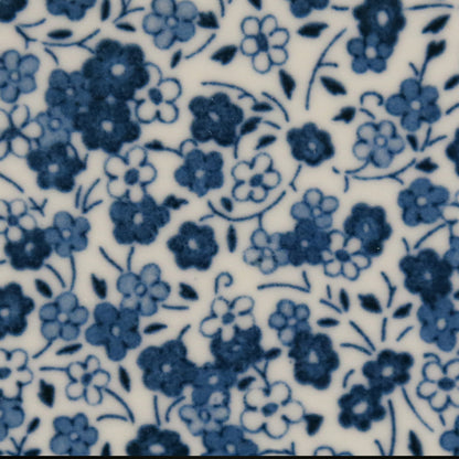Blue floral pattern bowl