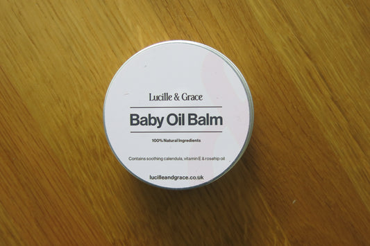 Baby oil balm