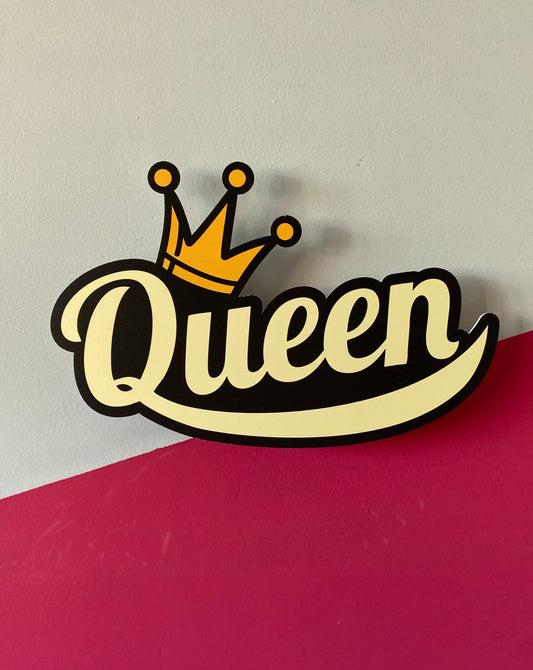 Queen 3D cutout print