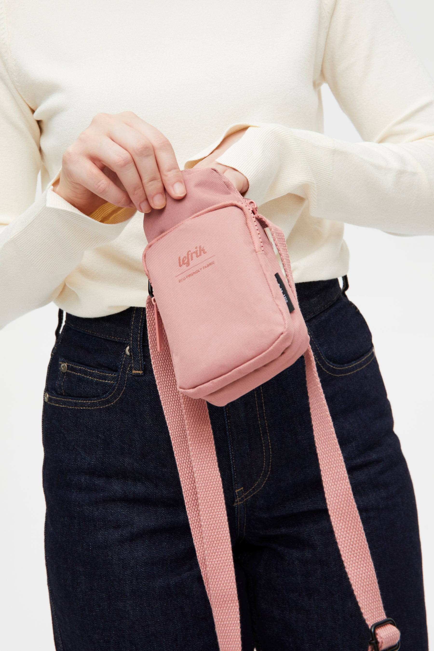 Lefrik Amsterdam crossbody bag pink