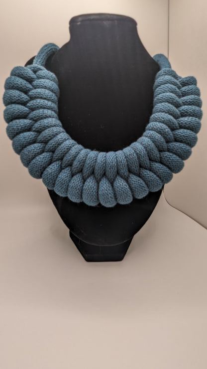 Recycled cotton necklace