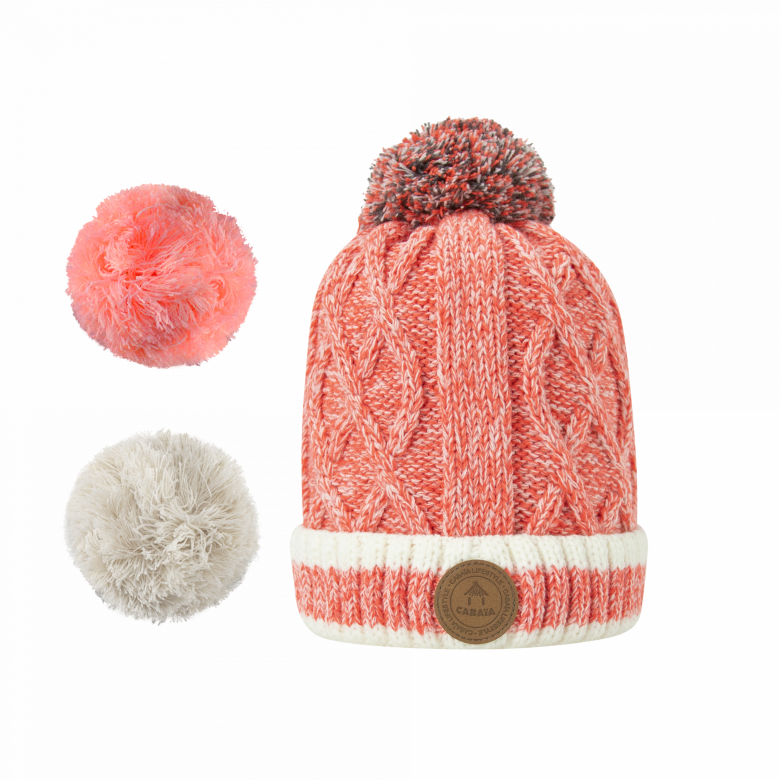 Cabaia baby beanie pom pom hat