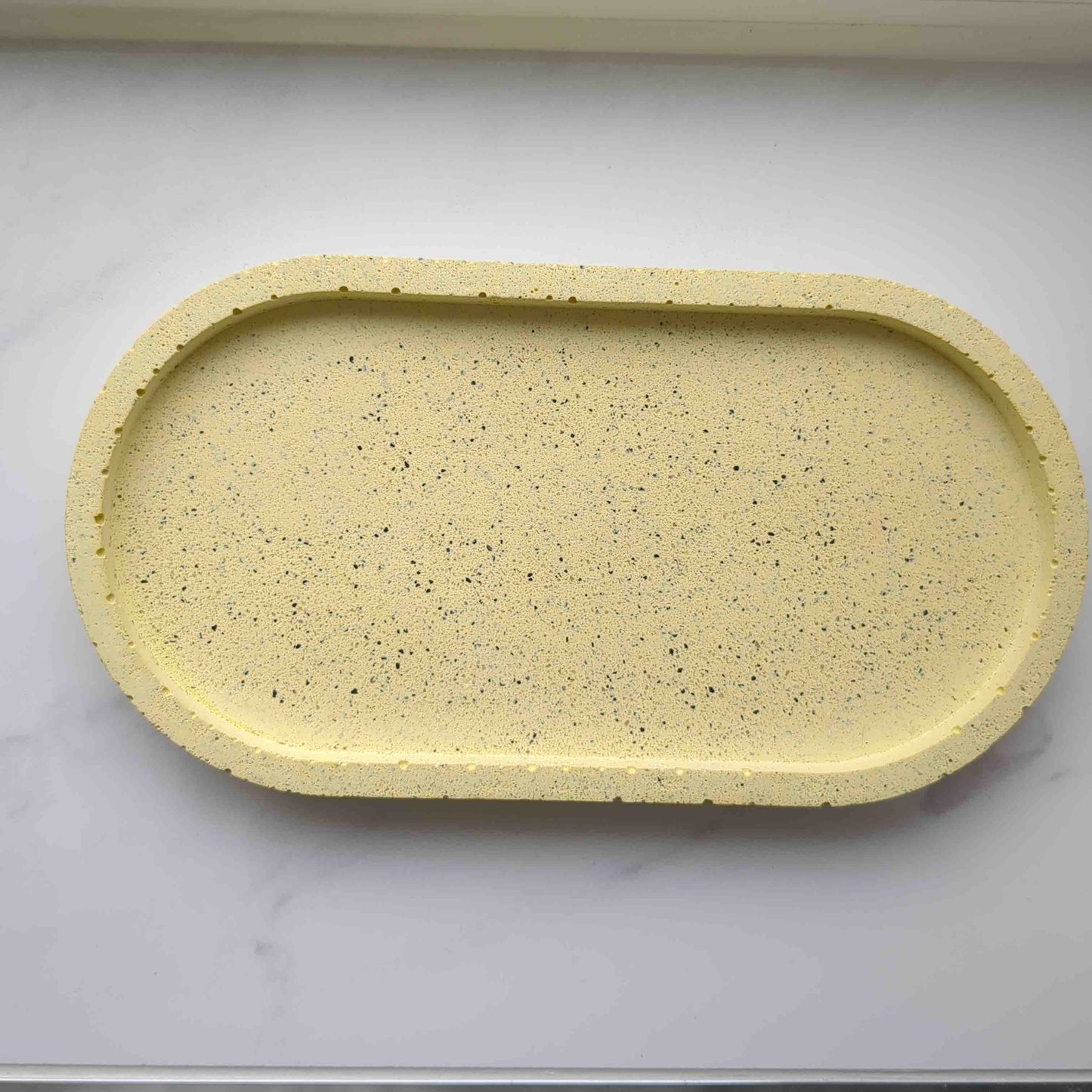 Bathroom jesmonite tray